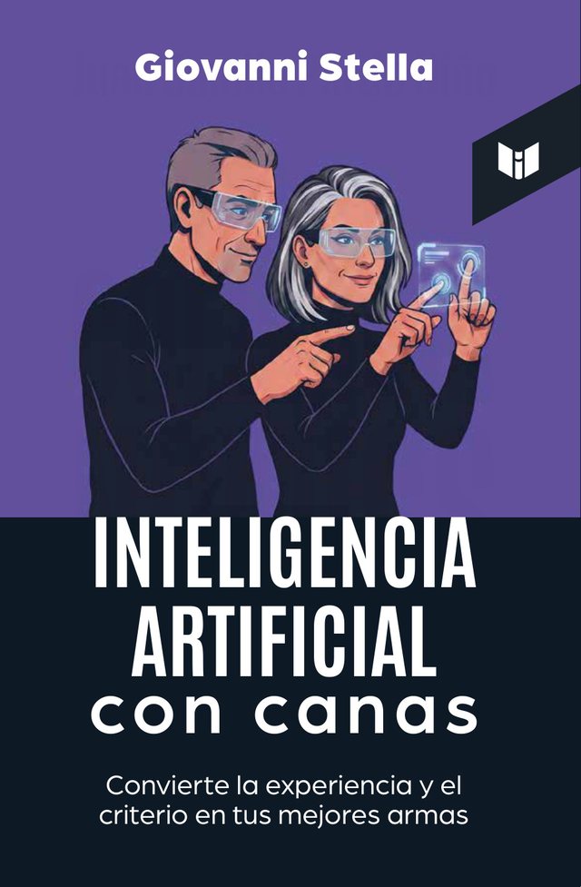 Portada del libro Inteligencia Artificial con canas, de Giovanni Stella